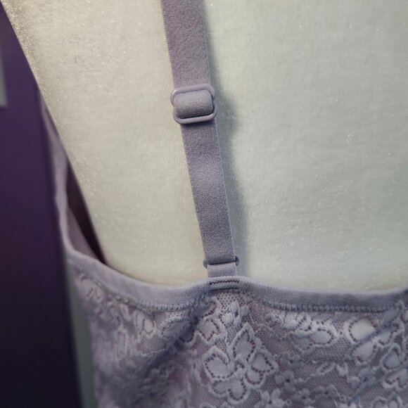 Old Navy Purple Lace Crop Tank Top - Picture 5 of 9